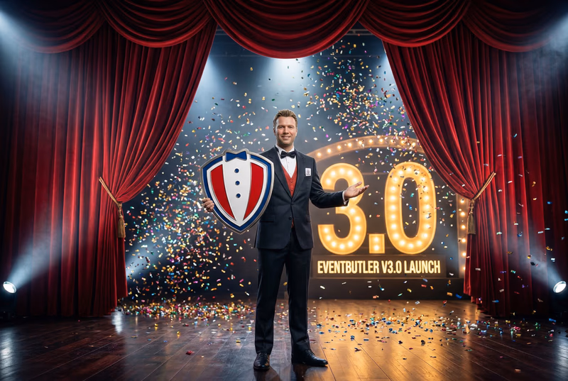 a-grand-red-velvet-theater-curtain-dramatically-opens-on-a-dark-stage-revealing-a-glowing-3-0-sign-in-golden-light-with-colorful-confetti-bursting-outward-in-the-center-foreground-stands-the-eventbutler-butler-mascot-in-a-tuxedo-holding-the.jpg