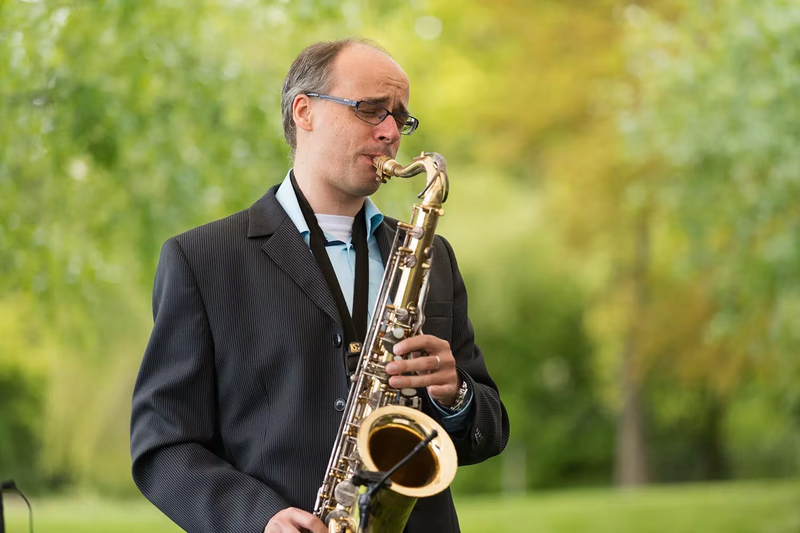 Saxophonist Georg Lehmann