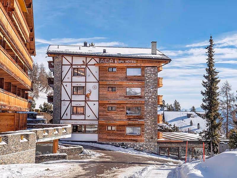 Aïda Hôtel & Spa in Crans-Montana im Winter