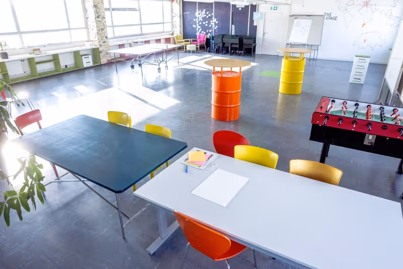 Workshopraum Fire & Spirit im Innovationsdorf Bern