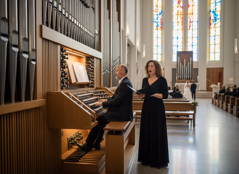 Organist and soprano for weddings in Bellinzona